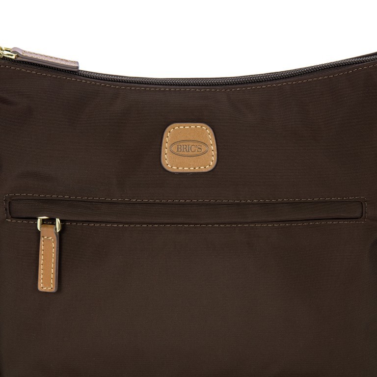 Beuteltasche X-BAG & X-Travel Brown, Farbe: braun, Marke: Brics, EAN: 8016623959672, Abmessungen in cm: 30x20x13, Bild 7 von 7