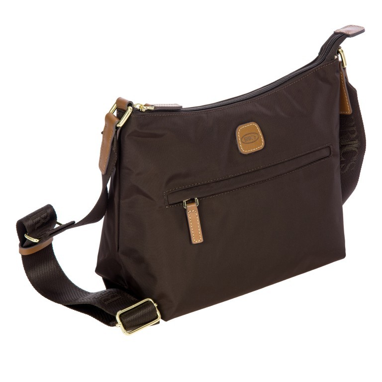 Beuteltasche X-BAG & X-Travel Brown, Farbe: braun, Marke: Brics, EAN: 8016623959672, Abmessungen in cm: 30x20x13, Bild 2 von 7