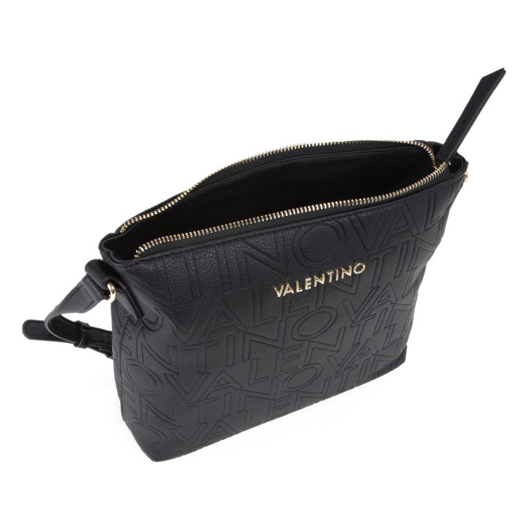 Umhängetasche Pansy mit zwei Schulterriemen Nero, Farbe: schwarz, Marke: Valentino Bags, EAN: 8054942607737, Abmessungen in cm: 25x23.5x8, Bild 7 von 7