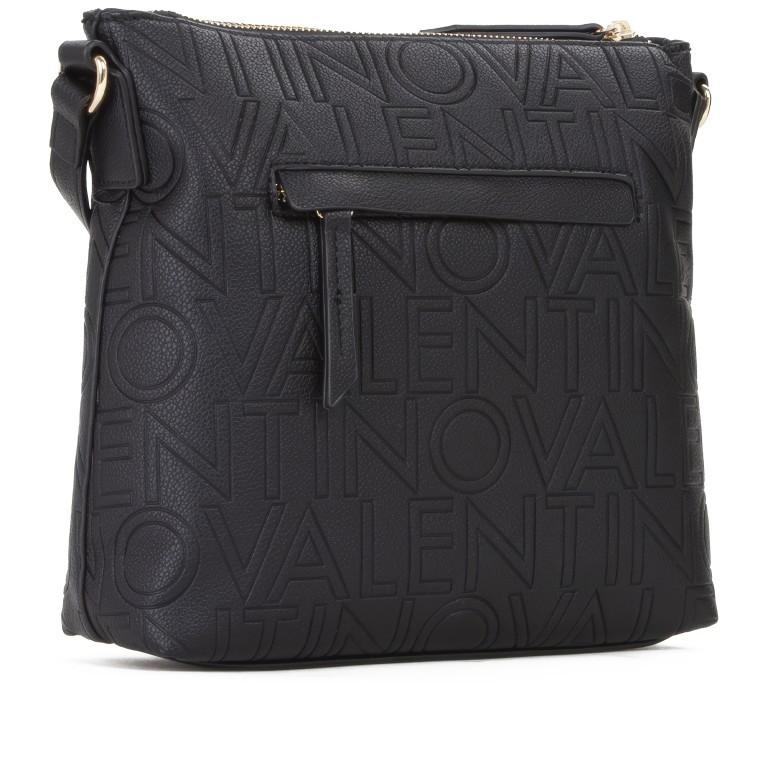 Umhängetasche Pansy mit zwei Schulterriemen Nero, Farbe: schwarz, Marke: Valentino Bags, EAN: 8054942607737, Abmessungen in cm: 25x23.5x8, Bild 4 von 7