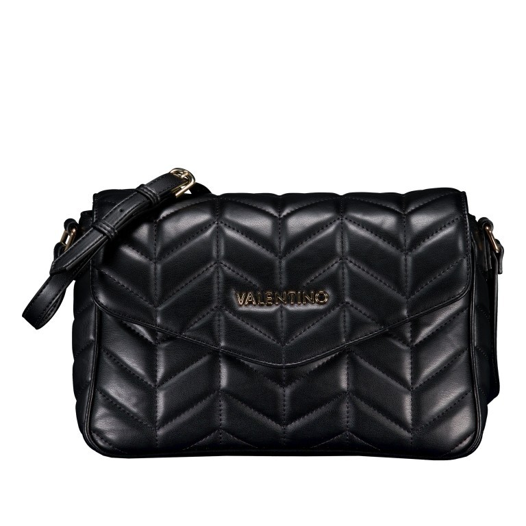 Umhängetasche Petal Relove Recycle Nero, Farbe: schwarz, Marke: Valentino Bags, EAN: 8054942610416, Abmessungen in cm: 29x19.5x8.5, Bild 1 von 6