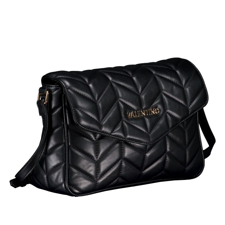 Umhängetasche Petal Relove Recycle Nero, Farbe: schwarz, Marke: Valentino Bags, EAN: 8054942610416, Abmessungen in cm: 29x19.5x8.5, Bild 2 von 6