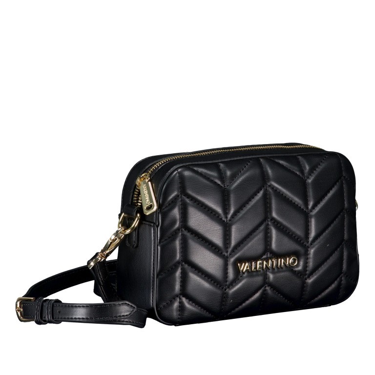 Umhängetasche Petal Relove Recycle Nero, Farbe: schwarz, Marke: Valentino Bags, EAN: 8054942610461, Abmessungen in cm: 22.5x15x6.5, Bild 2 von 6