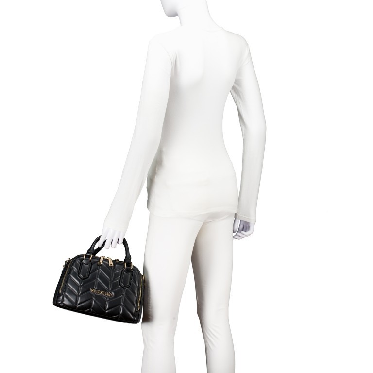 Handtasche Petal Relove Recycle Nero, Farbe: schwarz, Marke: Valentino Bags, EAN: 8054942610515, Abmessungen in cm: 27.5x17.5x13, Bild 4 von 7