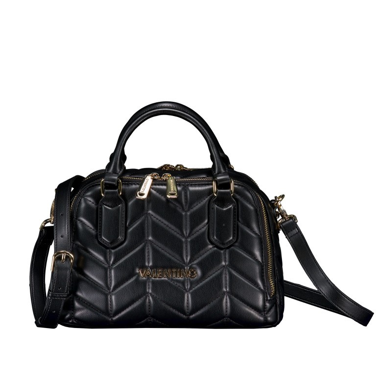 Handtasche Petal Relove Recycle Nero, Farbe: schwarz, Marke: Valentino Bags, EAN: 8054942610515, Abmessungen in cm: 27.5x17.5x13, Bild 1 von 7