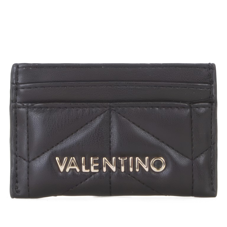 Kartenetui Petal Relove Recycle Nero, Farbe: schwarz, Marke: Valentino Bags, EAN: 8054942609977, Abmessungen in cm: 11.3x7.3x0.8, Bild 1 von 4