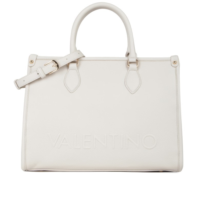 Handtasche Rised Relove Recycle Ecru, Farbe: beige, Marke: Valentino Bags, EAN: 8054942607355, Abmessungen in cm: 33.5x25x15, Bild 1 von 7