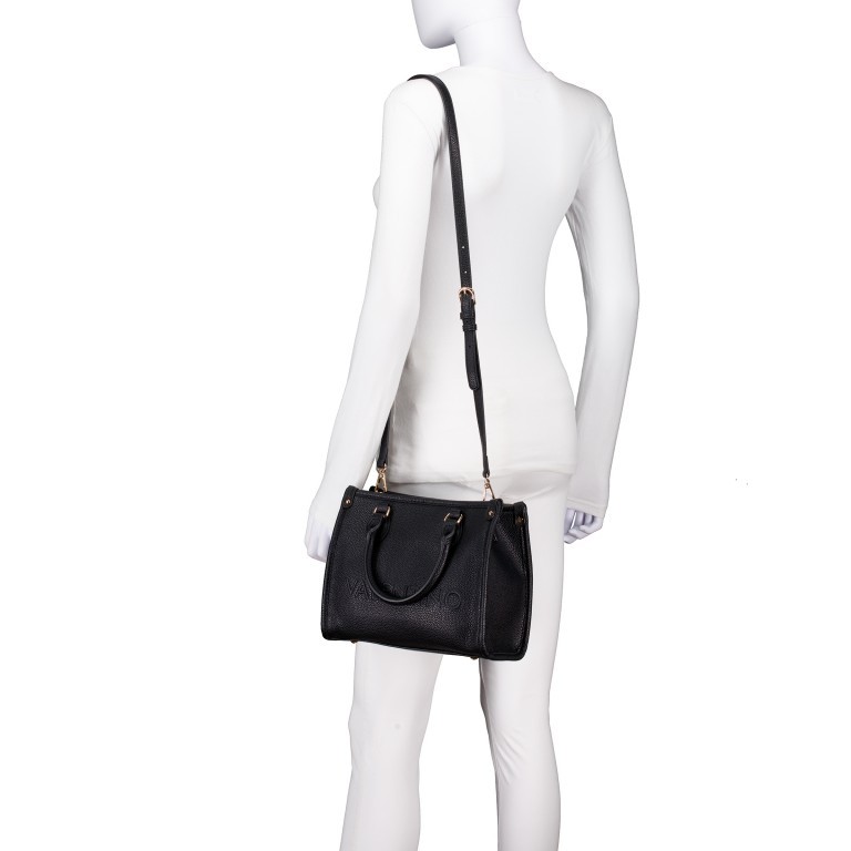 Handtasche Rised Relove Recycle Nero, Farbe: schwarz, Marke: Valentino Bags, EAN: 8054942608918, Abmessungen in cm: 26.5x22.5x12.5, Bild 5 von 7