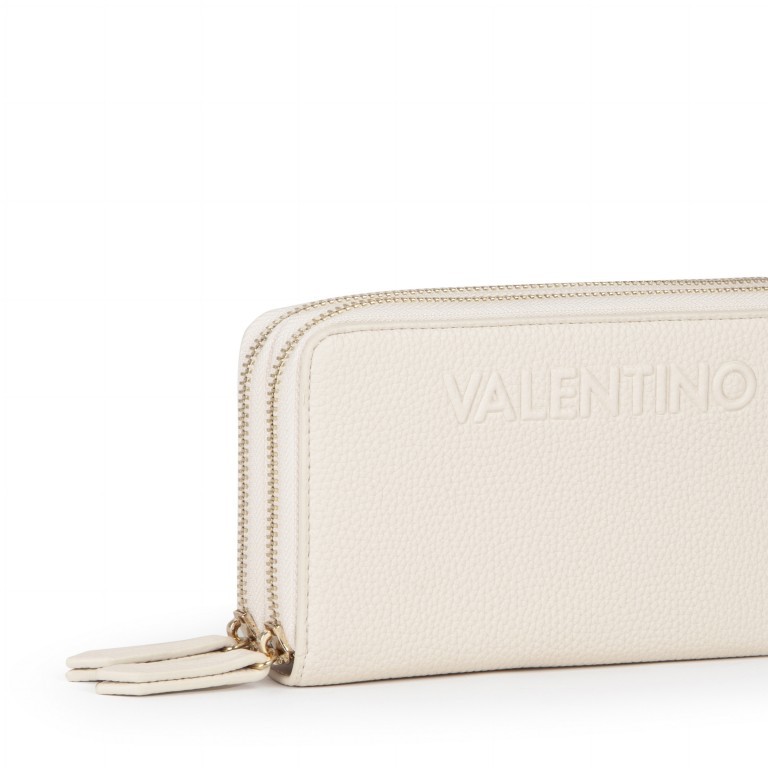 Geldbörse Rised Relove Recycle Ecru, Farbe: beige, Marke: Valentino Bags, EAN: 8054942609861, Abmessungen in cm: 18.5x10.5x4, Bild 5 von 5