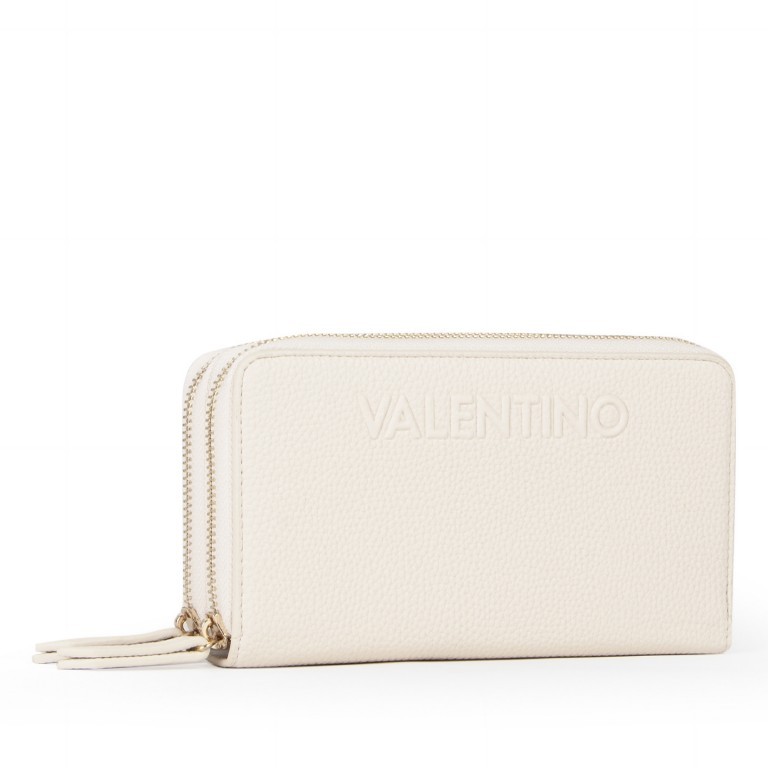Geldbörse Rised Relove Recycle Ecru, Farbe: beige, Marke: Valentino Bags, EAN: 8054942609861, Abmessungen in cm: 18.5x10.5x4, Bild 2 von 5