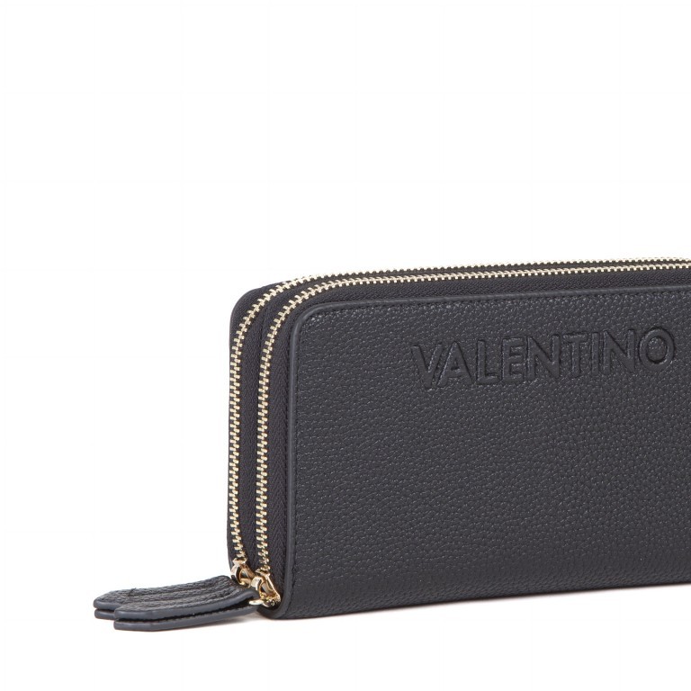 Geldbörse Rised Relove Recycle Nero, Farbe: schwarz, Marke: Valentino Bags, EAN: 8054942609830, Abmessungen in cm: 18.5x10.5x4, Bild 5 von 5