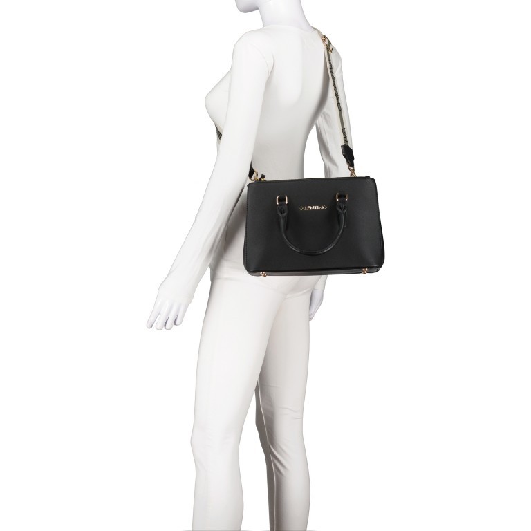 Handtasche Zero Relove Recycle Nero, Farbe: schwarz, Marke: Valentino Bags, EAN: 8054942453143, Abmessungen in cm: 29.5x19.5x13.5, Bild 6 von 7