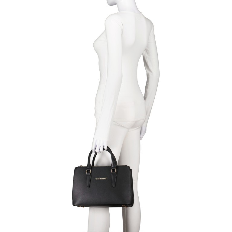 Handtasche Zero Relove Recycle Nero, Farbe: schwarz, Marke: Valentino Bags, EAN: 8054942453143, Abmessungen in cm: 29.5x19.5x13.5, Bild 4 von 7