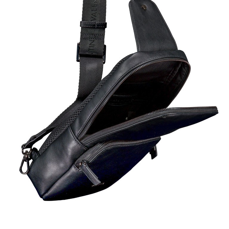 Umhängetasche Horizon Nero, Farbe: schwarz, Marke: Valentino Bags, EAN: 8054942601230, Abmessungen in cm: 17x31x7, Bild 5 von 5