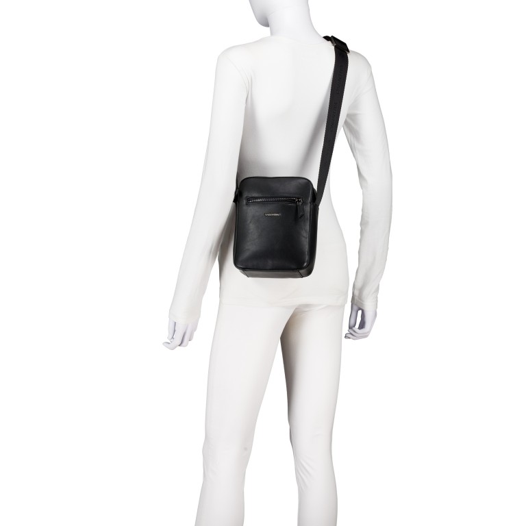 Umhängetasche Horizon Nero, Farbe: schwarz, Marke: Valentino Bags, EAN: 8054942601254, Abmessungen in cm: 17x21.5x6, Bild 5 von 6