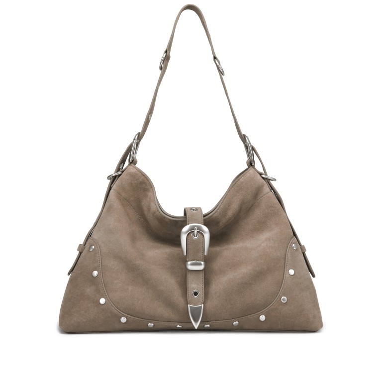 Beuteltasche Elisa Rebel Cozy French Grey, Farbe: grau, Marke: Les Visionnaires, EAN: 4262435773164, Abmessungen in cm: 40x26x8, Bild 1 von 6
