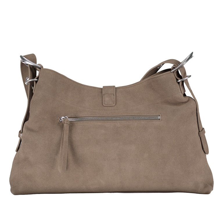 Beuteltasche Elisa Rebel Cozy French Grey, Farbe: grau, Marke: Les Visionnaires, EAN: 4262435773164, Abmessungen in cm: 40x26x8, Bild 3 von 6