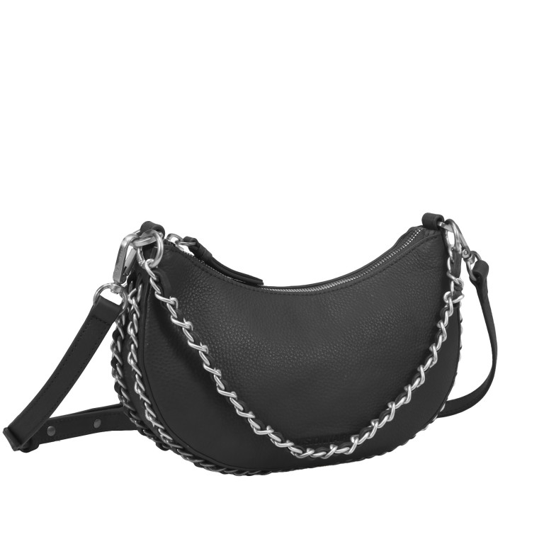 Umhängetasche Ivy Chain Grainy Black, Farbe: schwarz, Marke: Les Visionnaires, EAN: 4262435773676, Abmessungen in cm: 25.5x15x8.5, Bild 2 von 8