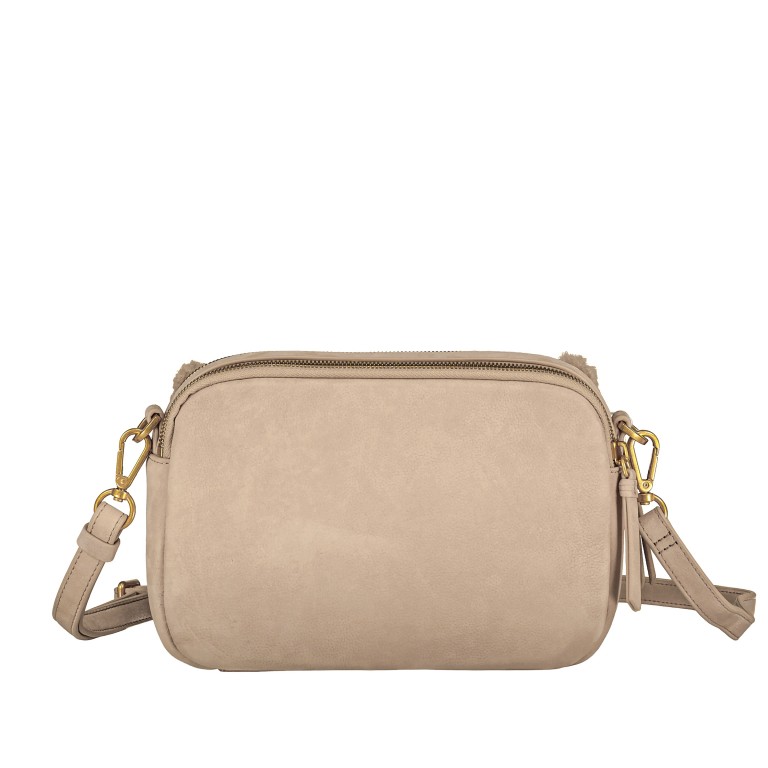 Umhängetasche Emily Teddy Peanut, Farbe: cognac, Marke: Les Visionnaires, EAN: 4262435774666, Abmessungen in cm: 22.5x16.5x8.5, Bild 3 von 9