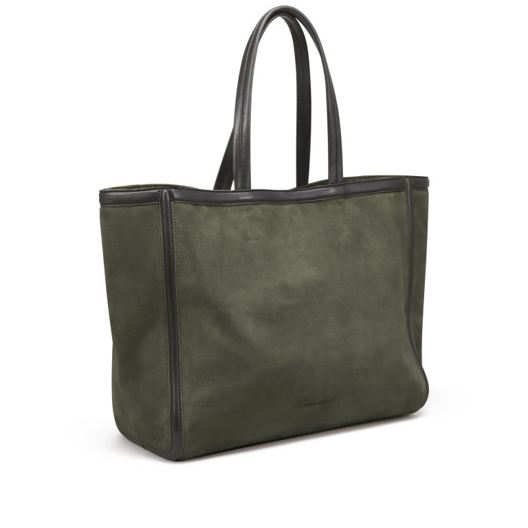 Shopper Frame Lines Fiona Cozy Moss Green, Farbe: grün/oliv, Marke: Les Visionnaires, EAN: 4262435775410, Abmessungen in cm: 43.5x34x17, Bild 2 von 7