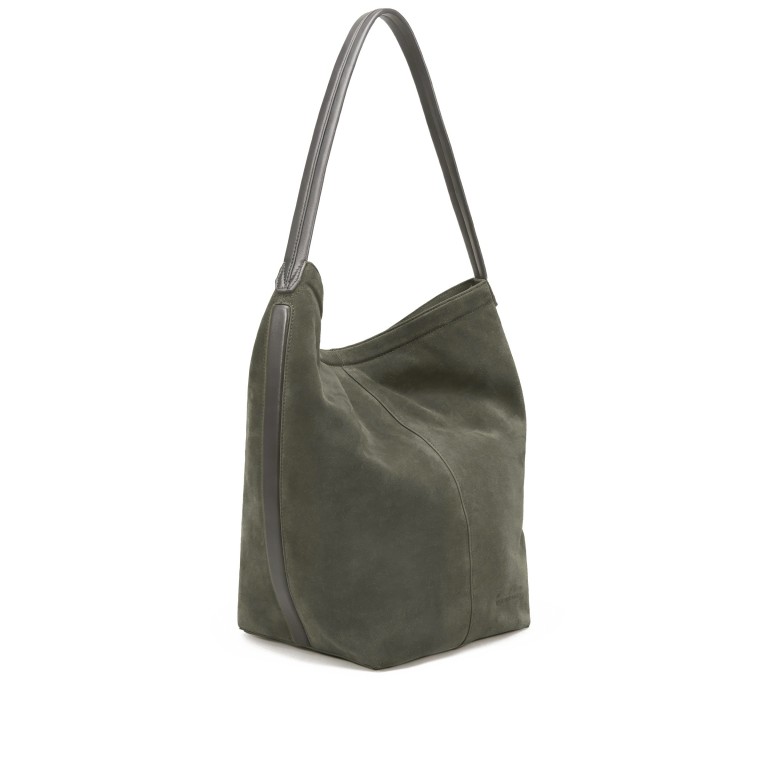 Beuteltasche Frame Lines Loni Cozy Moss Green, Farbe: grün/oliv, Marke: Les Visionnaires, EAN: 4262435775472, Abmessungen in cm: 22x36x18, Bild 2 von 7