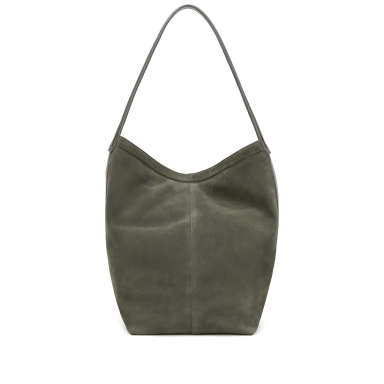 Beuteltasche Frame Lines Loni Cozy Moss Green, Farbe: grün/oliv, Marke: Les Visionnaires, EAN: 4262435775472, Abmessungen in cm: 22x36x18, Bild 1 von 7