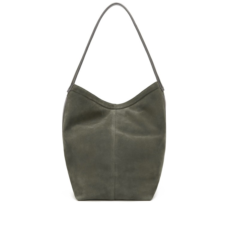 Beuteltasche Frame Lines Loni Cozy Moss Green, Farbe: grün/oliv, Marke: Les Visionnaires, EAN: 4262435775472, Abmessungen in cm: 22x36x18, Bild 3 von 7