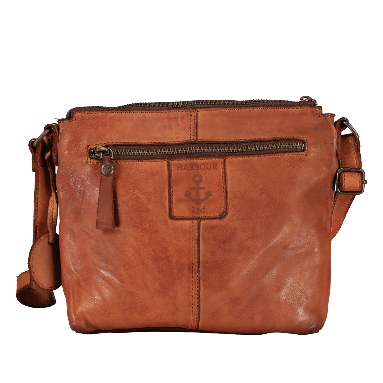 Umhängetasche Urban-Poets Hayden UP-13116 Charming Cognac, Farbe: cognac, Marke: Harbour 2nd, EAN: 4046478080713, Abmessungen in cm: 22x22x5, Bild 3 von 6