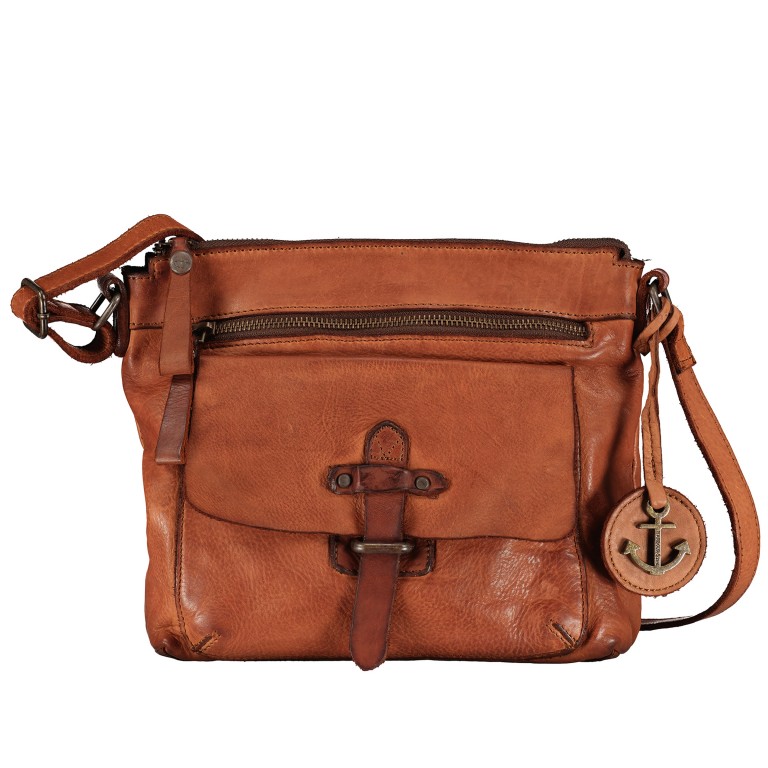 Umhängetasche Urban-Poets Hayden UP-13116 Charming Cognac, Farbe: cognac, Marke: Harbour 2nd, EAN: 4046478080713, Abmessungen in cm: 22x22x5, Bild 1 von 6