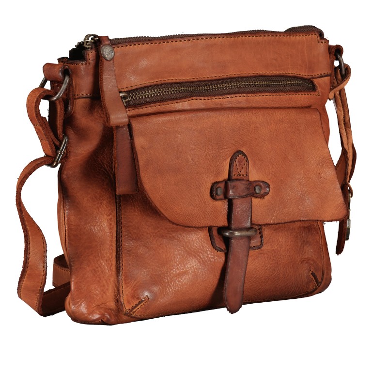 Umhängetasche Urban-Poets Hayden UP-13116 Charming Cognac, Farbe: cognac, Marke: Harbour 2nd, EAN: 4046478080713, Abmessungen in cm: 22x22x5, Bild 2 von 6