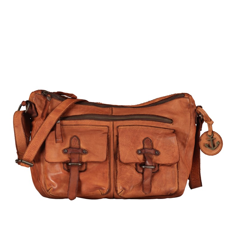 Beuteltasche Urban-Poets Emerson UP-13118 Charming Cognac, Farbe: cognac, Marke: Harbour 2nd, EAN: 4046478080751, Abmessungen in cm: 34x24x6.7, Bild 1 von 6