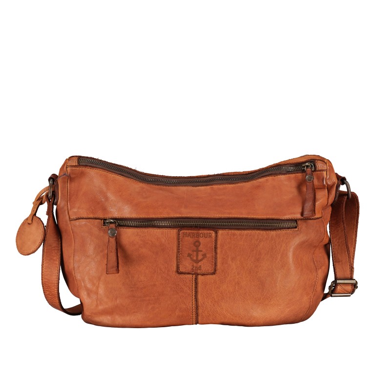 Beuteltasche Urban-Poets Emerson UP-13118 Charming Cognac, Farbe: cognac, Marke: Harbour 2nd, EAN: 4046478080751, Abmessungen in cm: 34x24x6.7, Bild 3 von 6