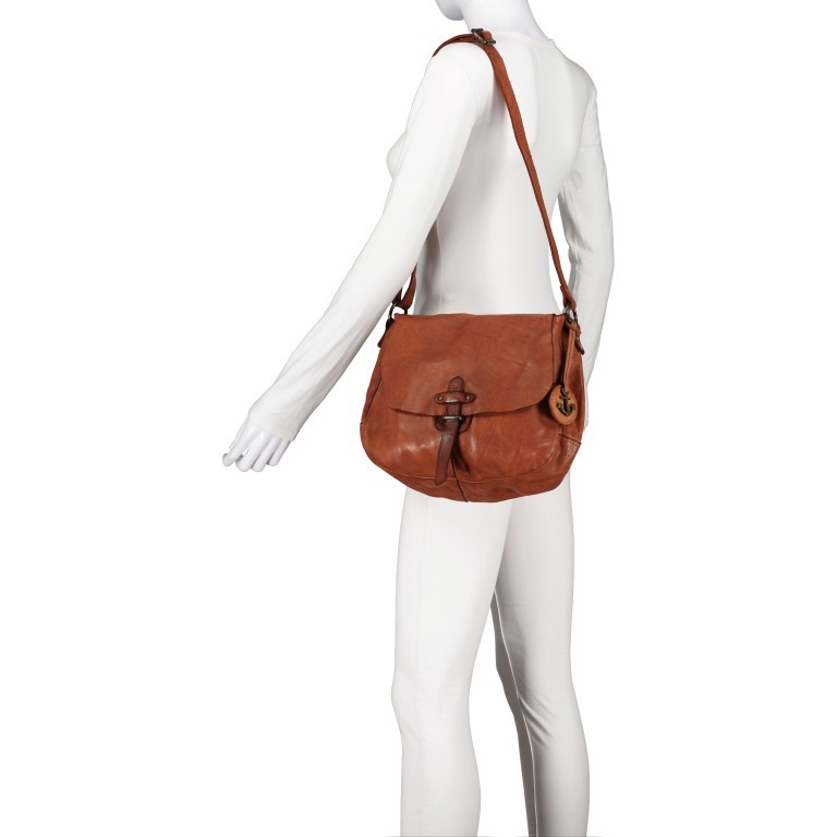 Satteltasche Urban-Poets Sierra UP-13120 Charming Cognac, Farbe: cognac, Marke: Harbour 2nd, EAN: 4046478080799, Abmessungen in cm: 28x22x8, Bild 4 von 6
