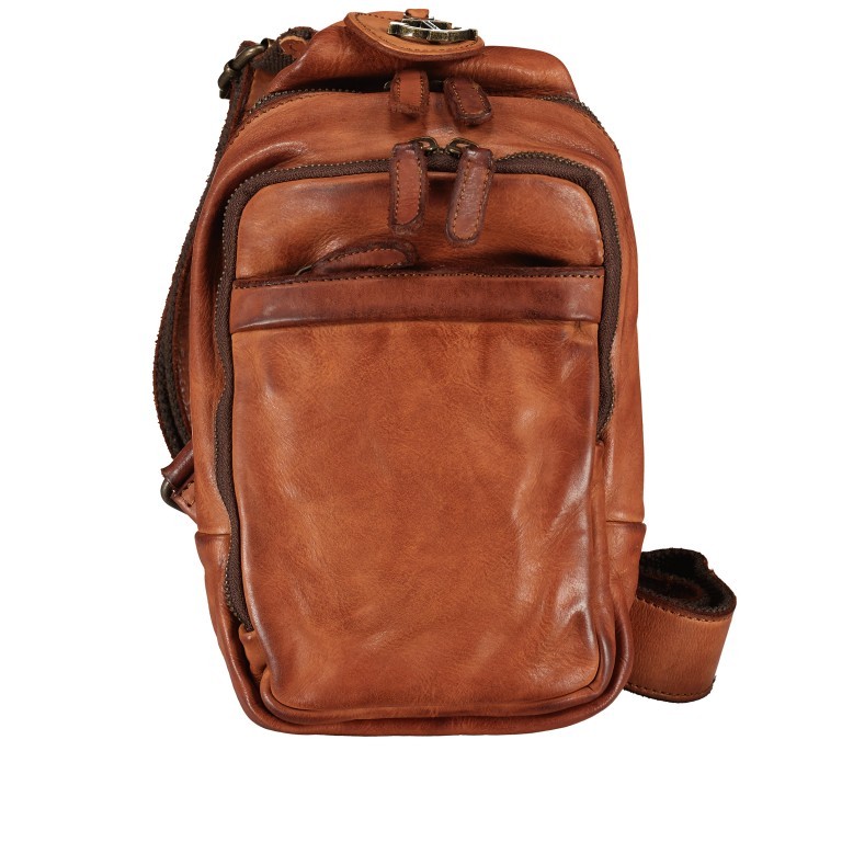 Umhängetasche Urban-Poets Sage UP-13125 Charming Cognac, Farbe: cognac, Marke: Harbour 2nd, EAN: 4046478080850, Abmessungen in cm: 13x24x5, Bild 1 von 5