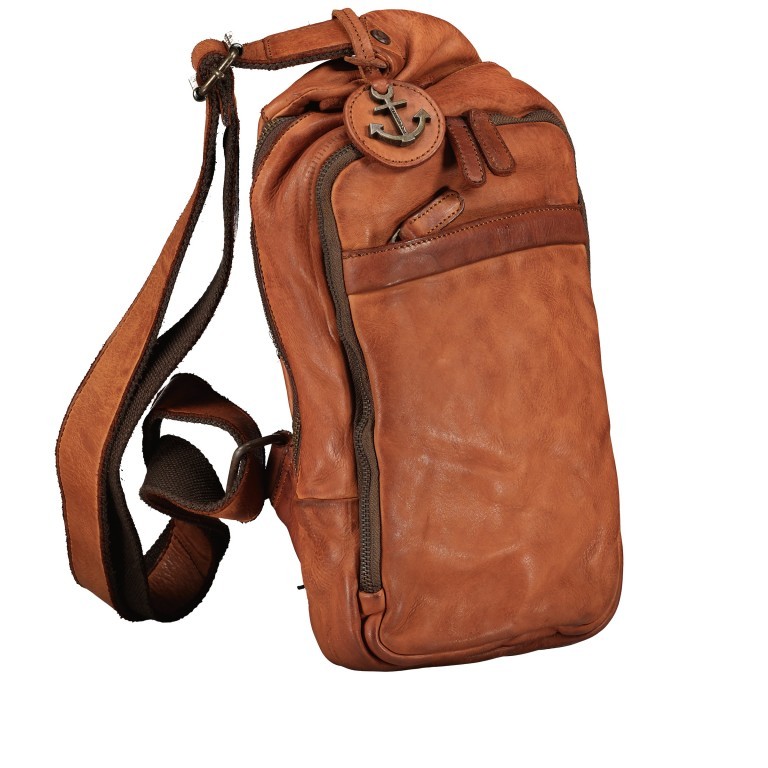 Umhängetasche Urban-Poets Phoenix UP-13126 Charming Cognac, Farbe: cognac, Marke: Harbour 2nd, EAN: 4046478080874, Abmessungen in cm: 15.5x28x8, Bild 2 von 5