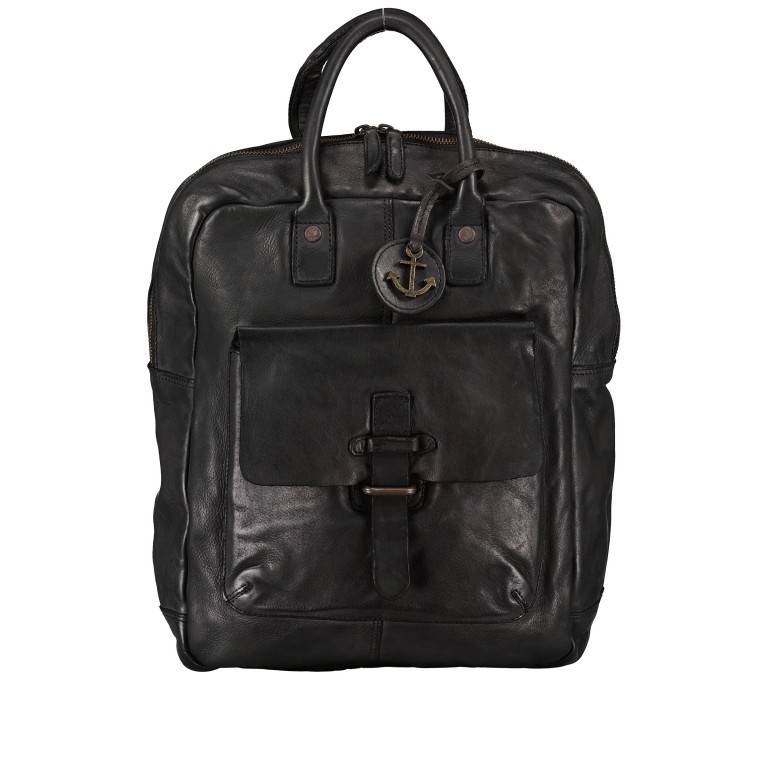 Rucksack Urban-Poets Devon UP-13129 Dark Ash, Farbe: anthrazit, Marke: Harbour 2nd, EAN: 4046478080928, Abmessungen in cm: 28x34x9.5, Bild 1 von 6
