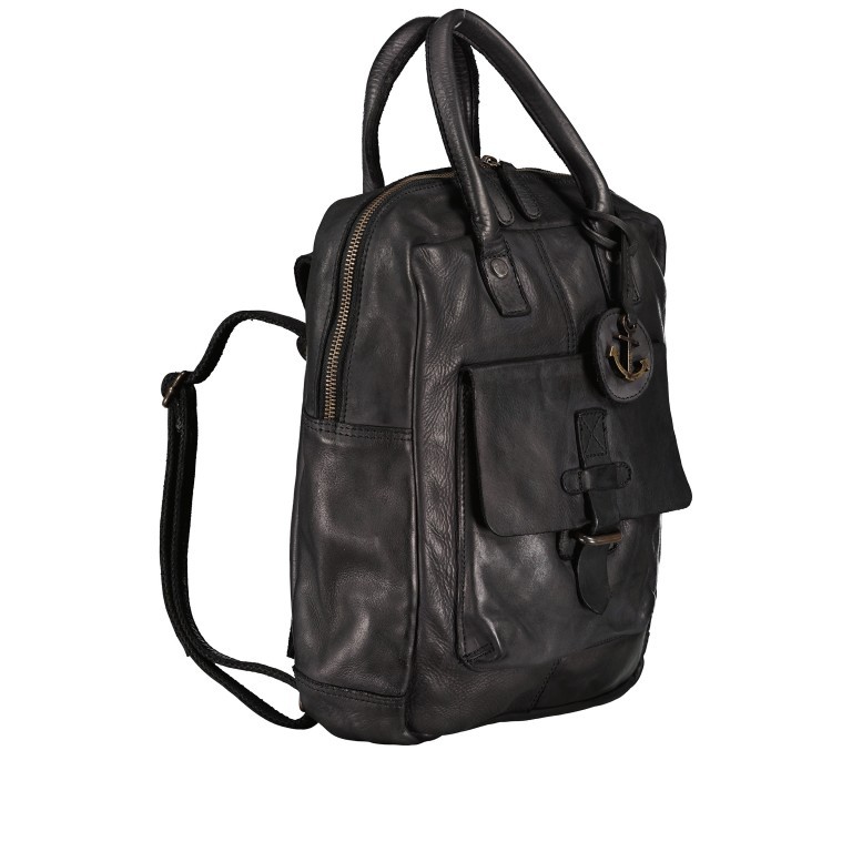 Rucksack Urban-Poets Quinn UP-13130 Dark Ash, Farbe: anthrazit, Marke: Harbour 2nd, EAN: 4046478080942, Abmessungen in cm: 22.5x29.5x8.5, Bild 2 von 7