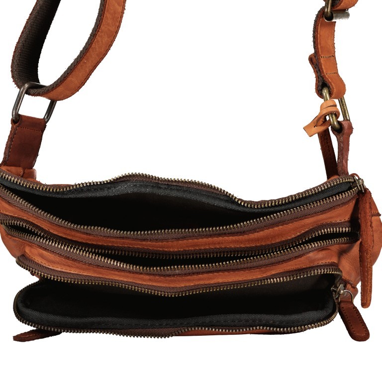 Umhängetasche Urban-Poets Harper UP-13131 Charming Cognac, Farbe: cognac, Marke: Harbour 2nd, EAN: 4046478080973, Abmessungen in cm: 24x17x3, Bild 7 von 7