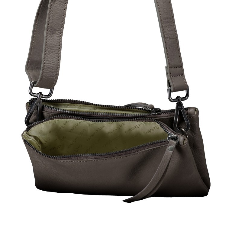 Umhängetasche Just-Pure Enya JP-12115 Dusty Taupe, Farbe: taupe/khaki, Marke: Harbour 2nd, EAN: 4046478078376, Abmessungen in cm: 24x15.5x3, Bild 7 von 7