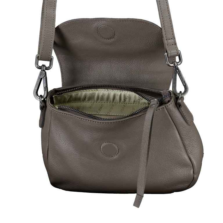 Umhängetasche Just-Pure Cecile JP-12833 Dusty Taupe, Farbe: taupe/khaki, Marke: Harbour 2nd, EAN: 4046478078550, Abmessungen in cm: 20x18x6, Bild 6 von 6