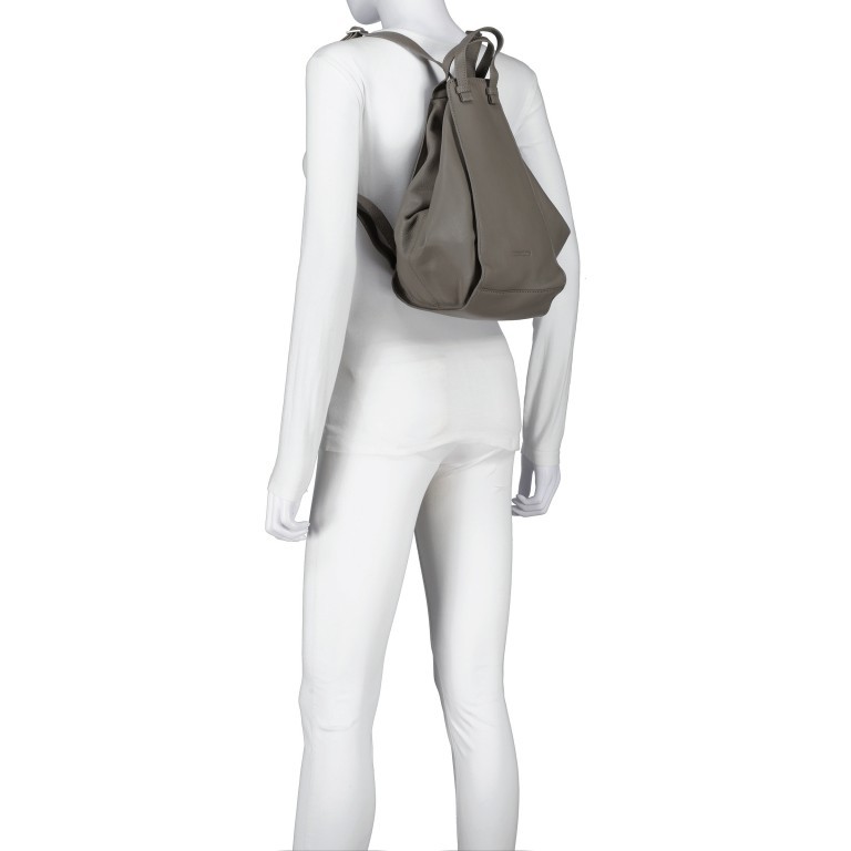 Rucksack Just-Pure Mireille JP-13031 Dusty Taupe, Farbe: taupe/khaki, Marke: Harbour 2nd, EAN: 4046478081710, Abmessungen in cm: 18.5x34.5x16, Bild 5 von 6