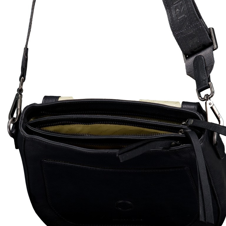 Satteltasche Just-Pure Lili JP-13093 Dark Ash, Farbe: anthrazit, Marke: Harbour 2nd, EAN: 4046478081727, Abmessungen in cm: 26x24x10, Bild 6 von 6