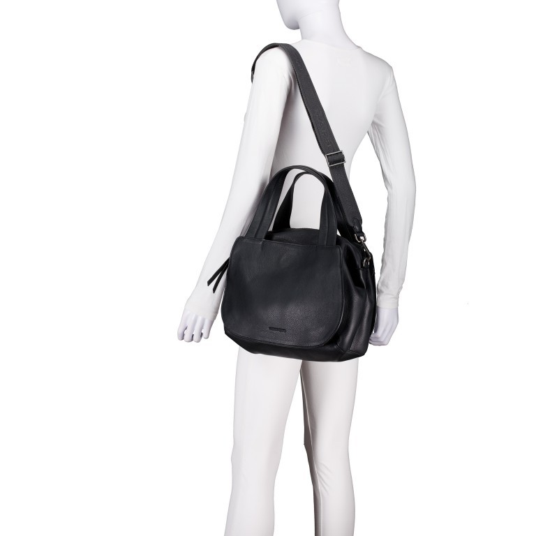 Tasche Just-Pure Elonie JP-13096 Dark Ash, Farbe: anthrazit, Marke: Harbour 2nd, EAN: 4046478081802, Abmessungen in cm: 32x26x17, Bild 5 von 7