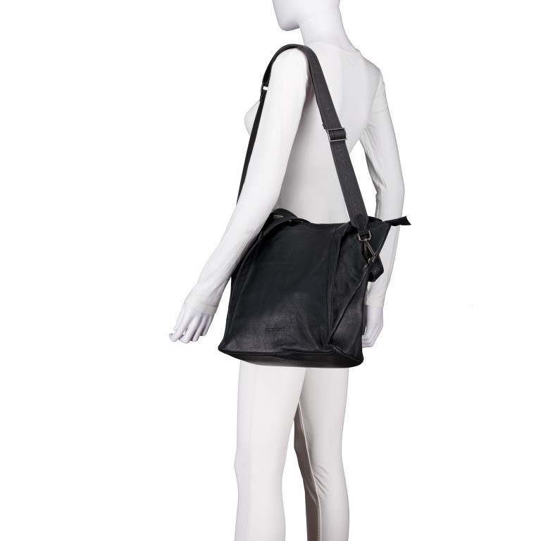 Shopper Just-Pure Oceane JP-13097 Dark Ash, Farbe: anthrazit, Marke: Harbour 2nd, EAN: 4046478081840, Abmessungen in cm: 28.5x32x12.5, Bild 5 von 7