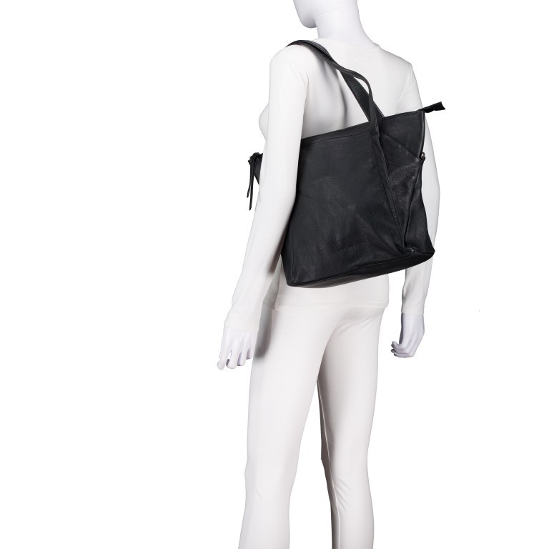 Shopper Just-Pure Oceane JP-13097 Dark Ash, Farbe: anthrazit, Marke: Harbour 2nd, EAN: 4046478081840, Abmessungen in cm: 28.5x32x12.5, Bild 4 von 7