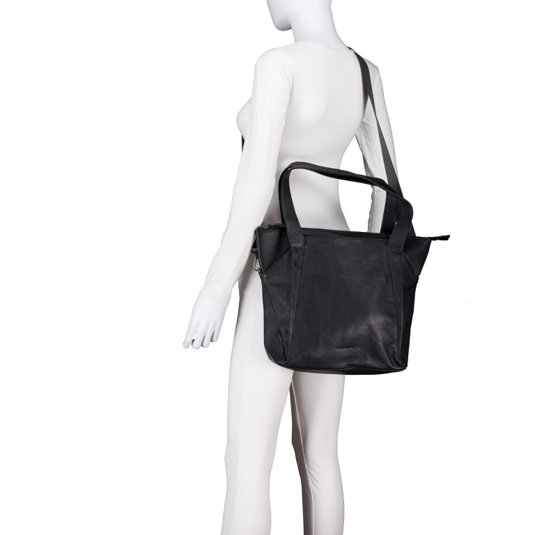 Shopper Just-Pure Oceane JP-13097 Dark Ash, Farbe: anthrazit, Marke: Harbour 2nd, EAN: 4046478081840, Abmessungen in cm: 28.5x32x12.5, Bild 6 von 7