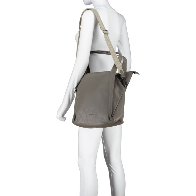 Shopper Just-Pure Oceane JP-13097 Dusty Taupe, Farbe: taupe/khaki, Marke: Harbour 2nd, EAN: 4046478081871, Abmessungen in cm: 28.5x32x12.5, Bild 5 von 7