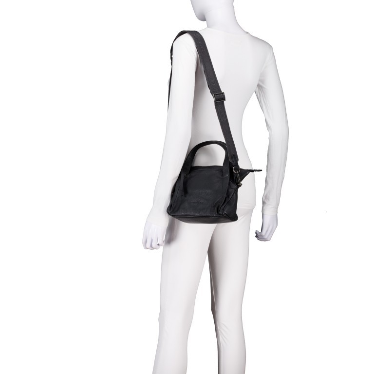 Handtasche Just-Pure Thea JP-13098 Dark Ash, Farbe: anthrazit, Marke: Harbour 2nd, EAN: 4046478081888, Abmessungen in cm: 20.5x16.5x12.5, Bild 5 von 7