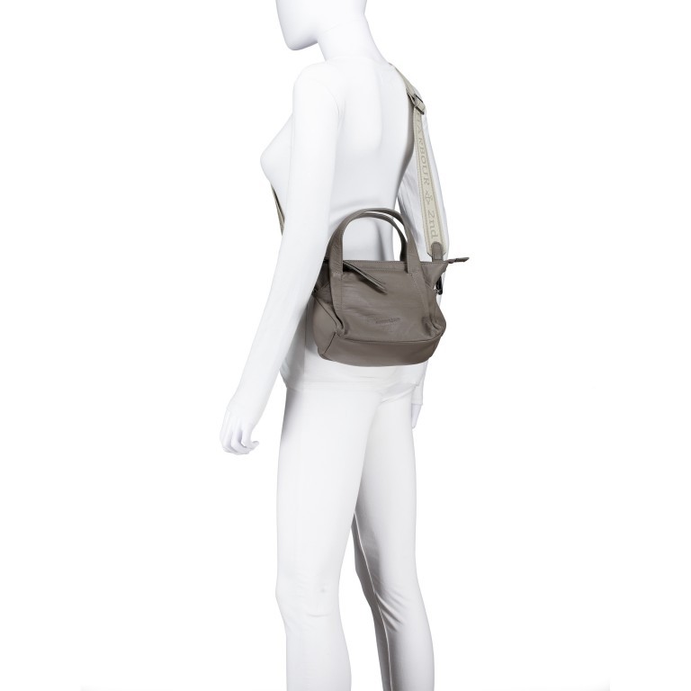 Handtasche Just-Pure Thea JP-13098 Dusty Taupe, Farbe: taupe/khaki, Marke: Harbour 2nd, EAN: 4046478081918, Abmessungen in cm: 20.5x16.5x12.5, Bild 6 von 7