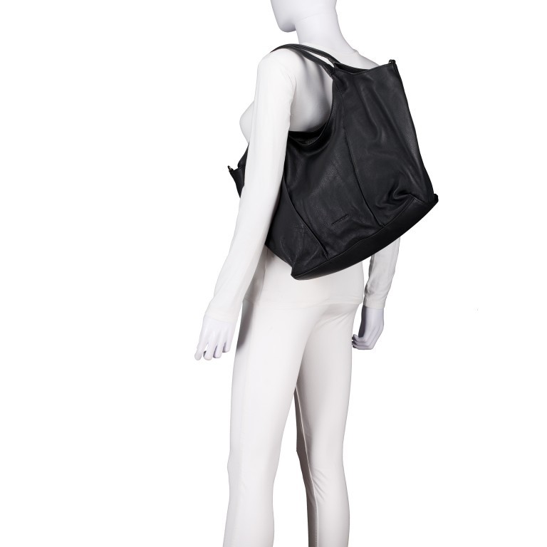 Handtasche Just-Pure Manon JP-13099 Dark Ash, Farbe: anthrazit, Marke: Harbour 2nd, EAN: 4046478081925, Abmessungen in cm: 33x35x12, Bild 4 von 7